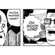An altered Junji Ito manga panel featuring King of the Hill's Hank Hill and Bill Dauterive.